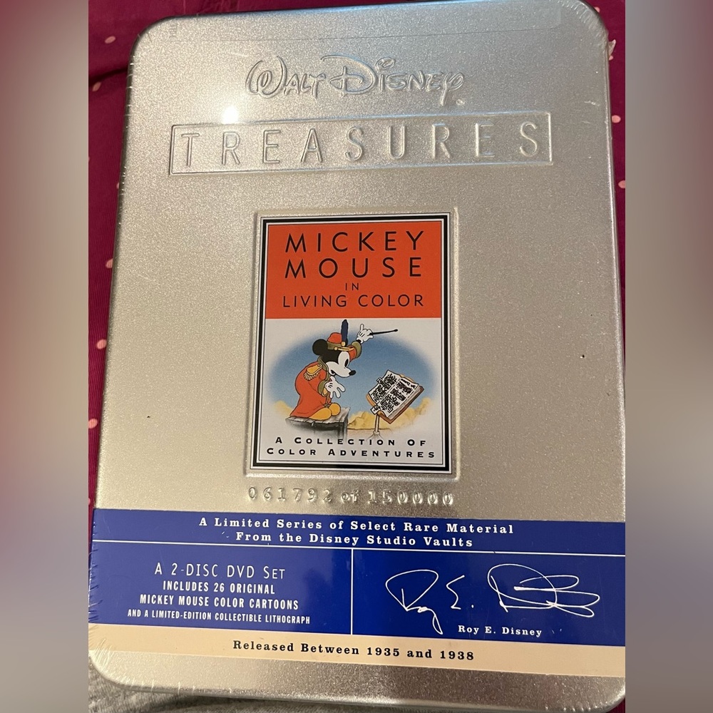 Vintage Walt Disney Mickey Mouse in Living Color DVD